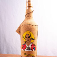 Serie di bottiglie di grappa con illustrazioni sarde - immagine 3