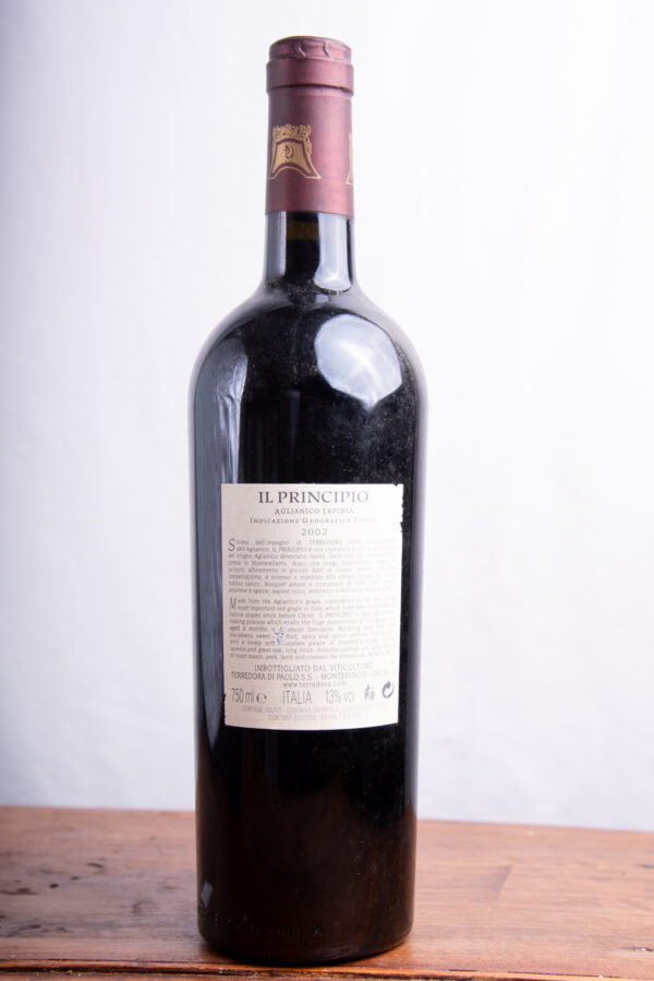 "Il Principio" Aglianico Irpinia IGT 2002 - immagine 3